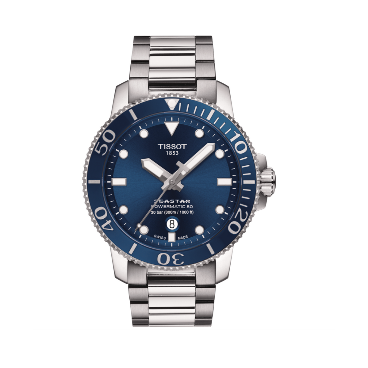 Tissot Seastar Men's 43mm Automatic Watch T120.407.11.041.03