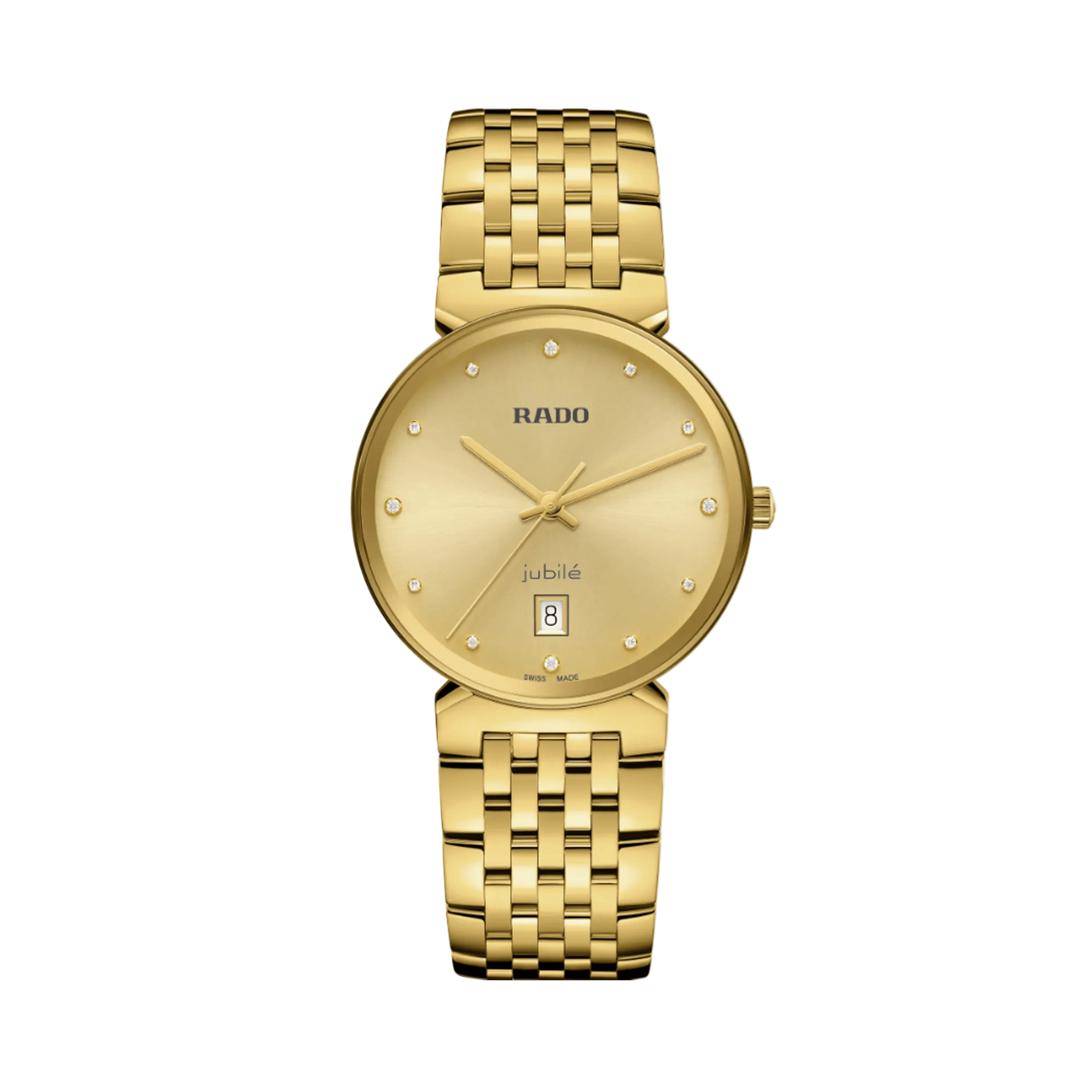 Rado Florence Men's 38mm Gold PVD Quartz Watch R48 914 713