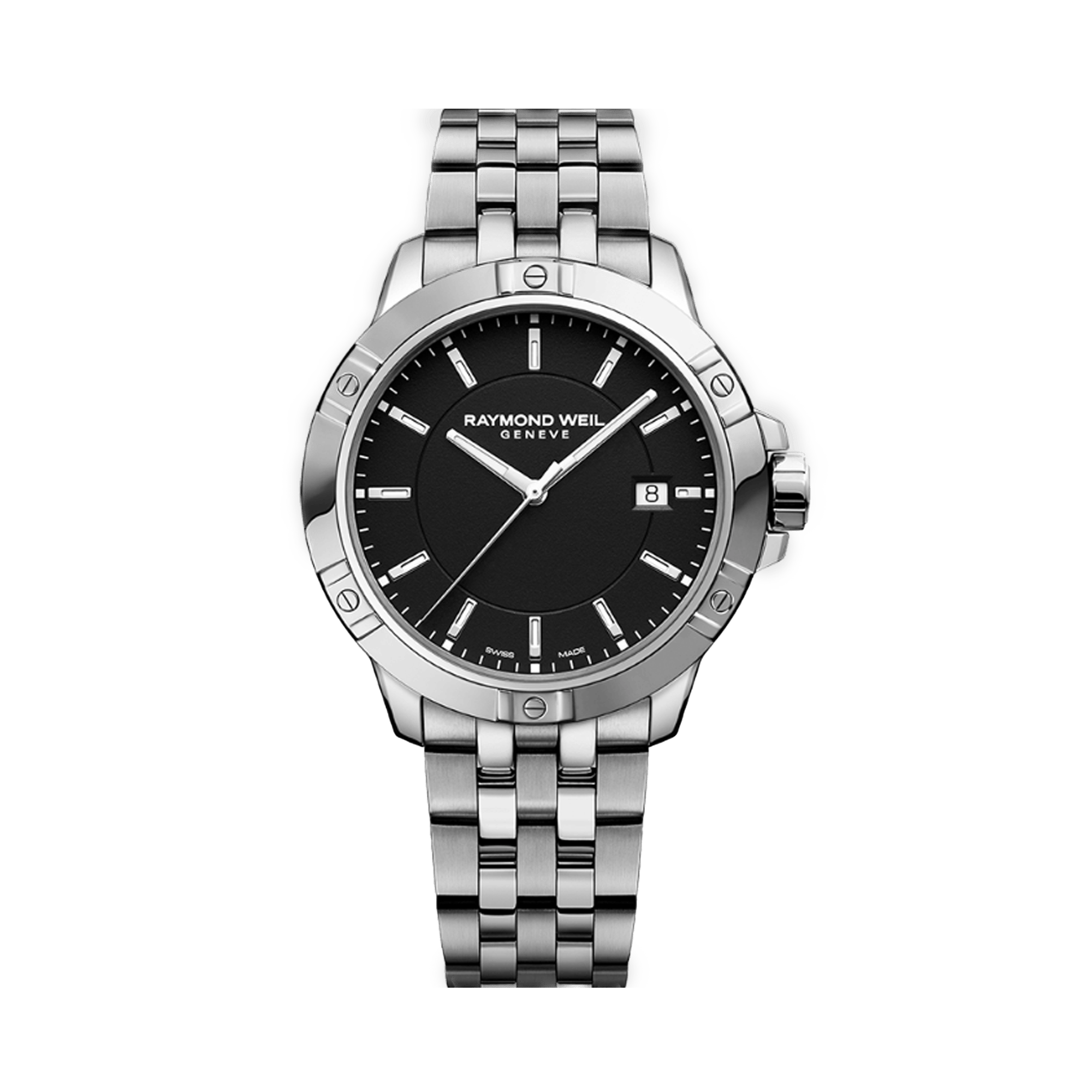 Raymond Weil Tango Black Quartz Men's 41mm Watch 8160-ST-20041
