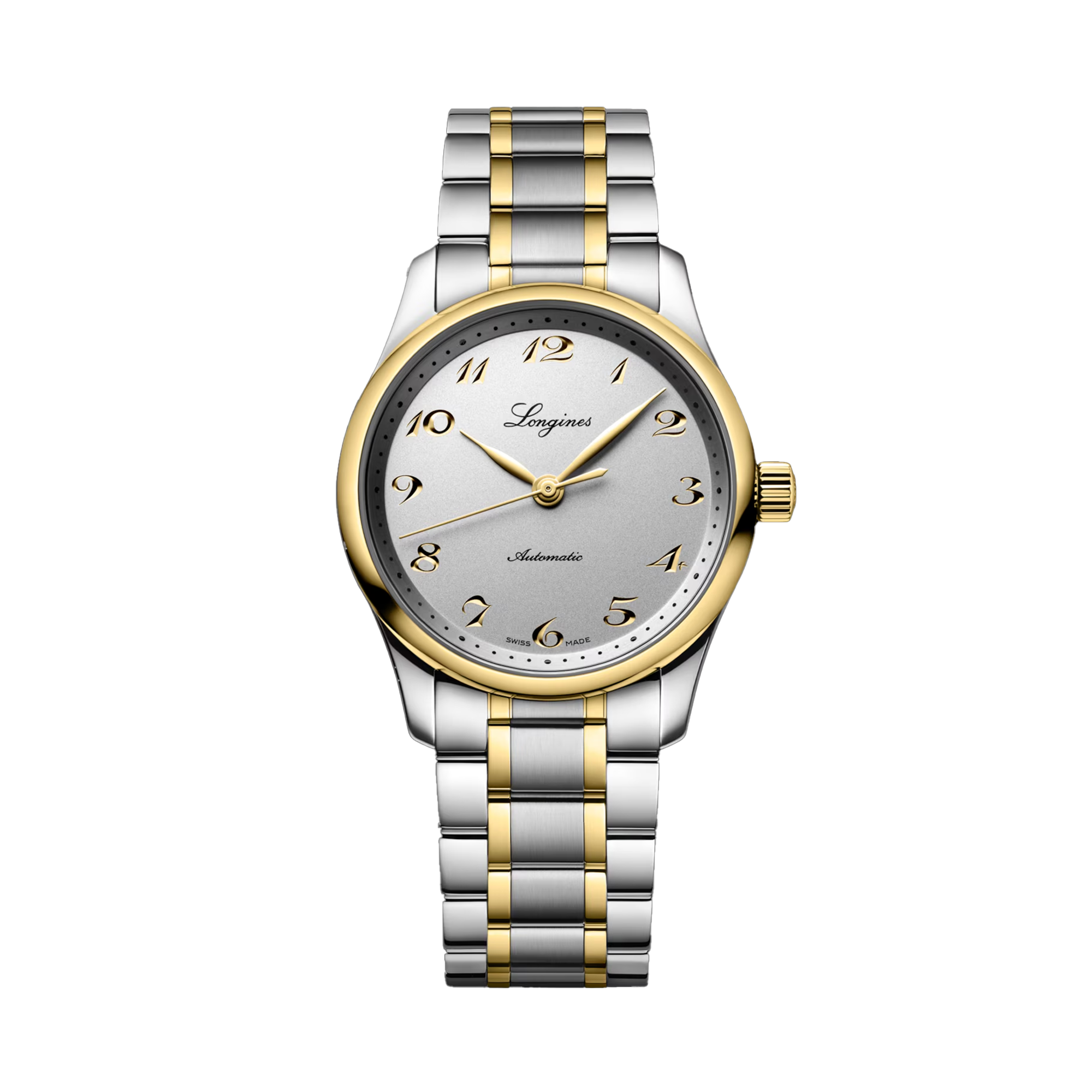 Longines Master Women's 34mm Stainless Steel & 18ct Yellow Automatic Watch L2.357.5.72.7