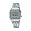 Casio Vintage Silver Plated Quartz Watch LA680WA-7D