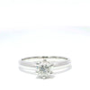 0.70ct TDW Diamond Solitaire Ring in 18ct White Gold