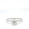 0.70ct TW Diamond Solitaire Ring in 18ct White Gold