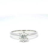 0.70ct TW Diamond Solitaire Ring in 18ct White Gold