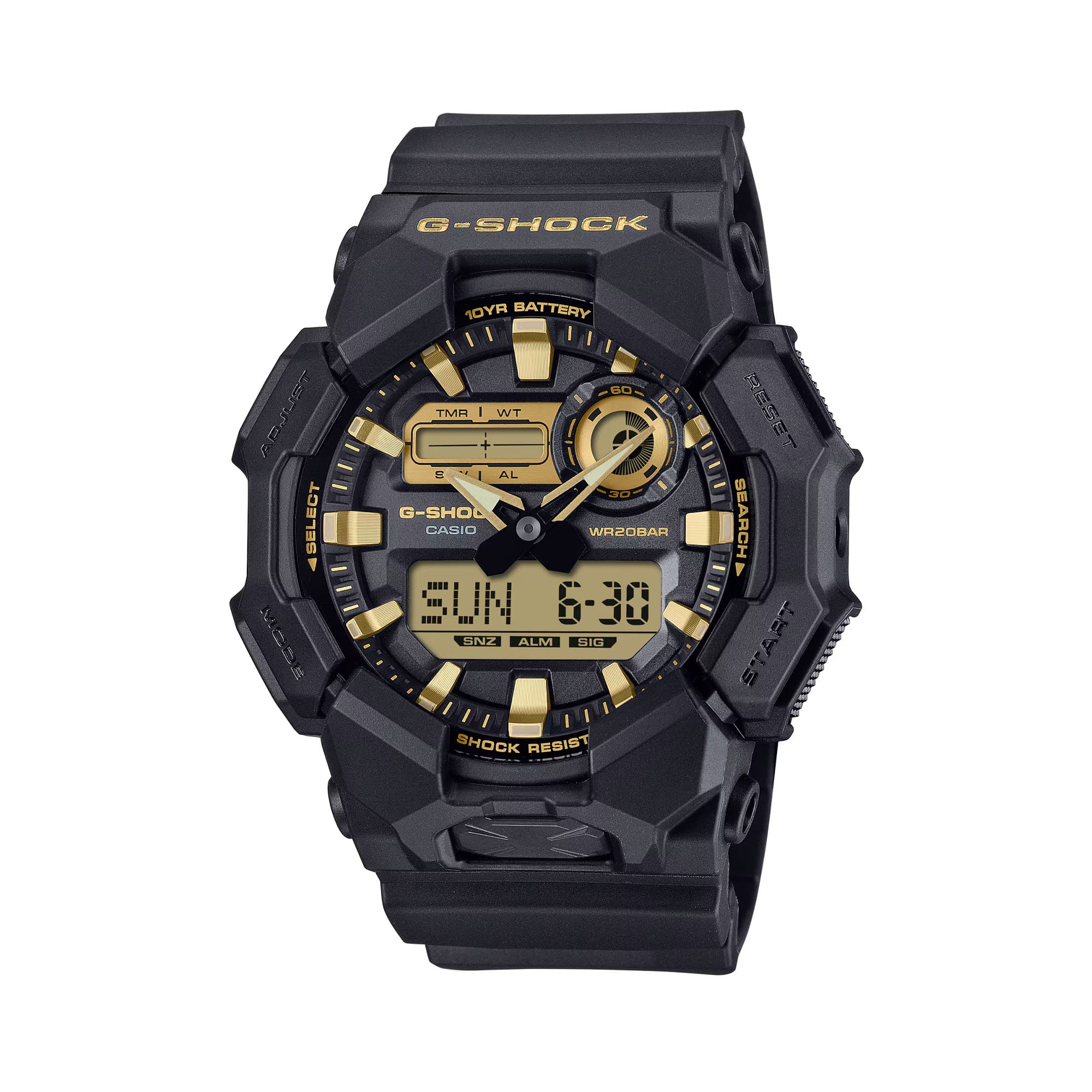 Casio G-Shock Analogue Digital Men's Watch GA010GB-1A9 – Wallace