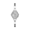 Guess Women's 28mm Silver Audrey Glitz Hexagonal Quartz Watch GW0680L1
