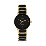 Rado Centrix Women's 35mm Ceramic & Yellow PVD Quartz Watch R30 039 712