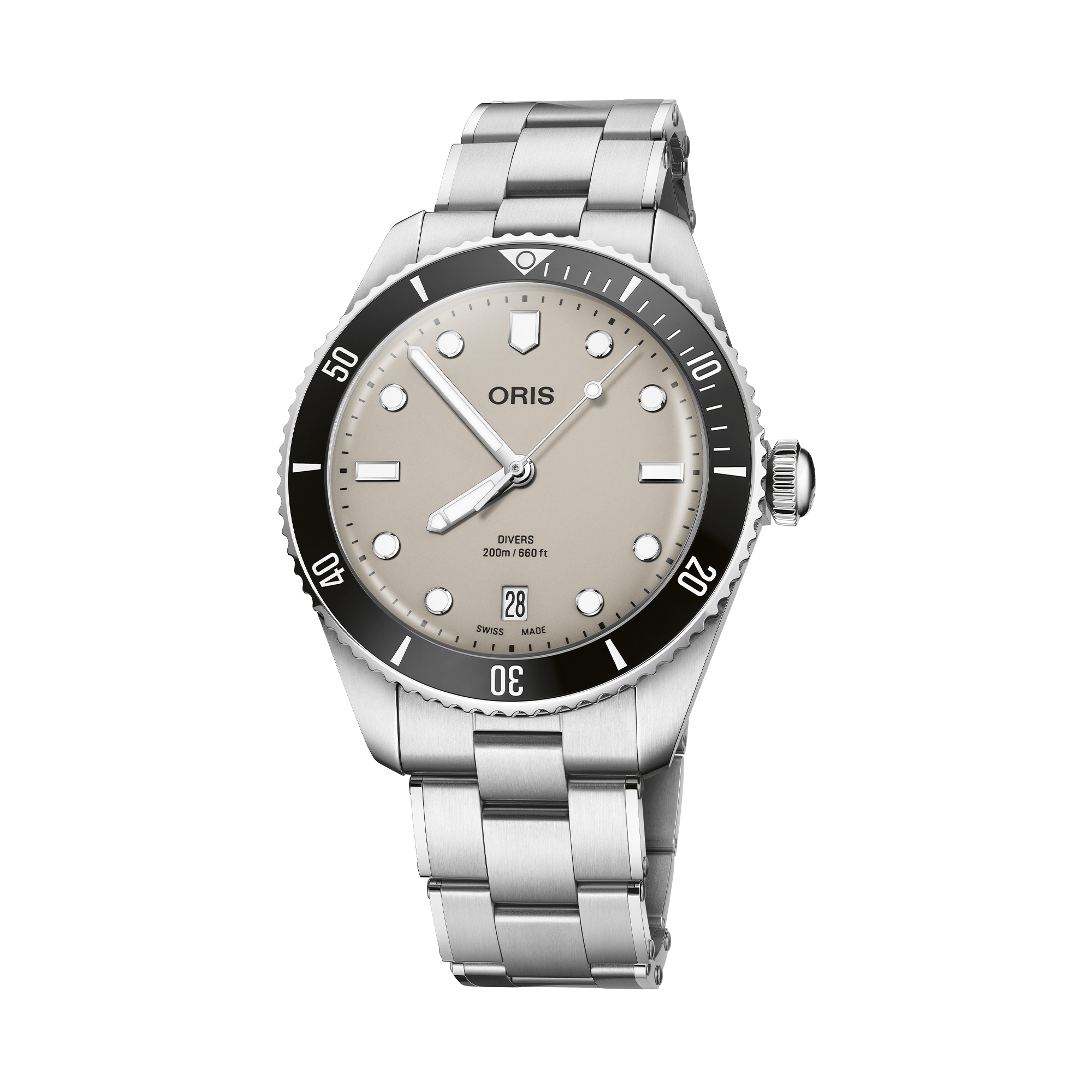 Oris Sixty Five Diver Men's 39mm Stainless Steel Automatic Watch 733 7795 4051 SET