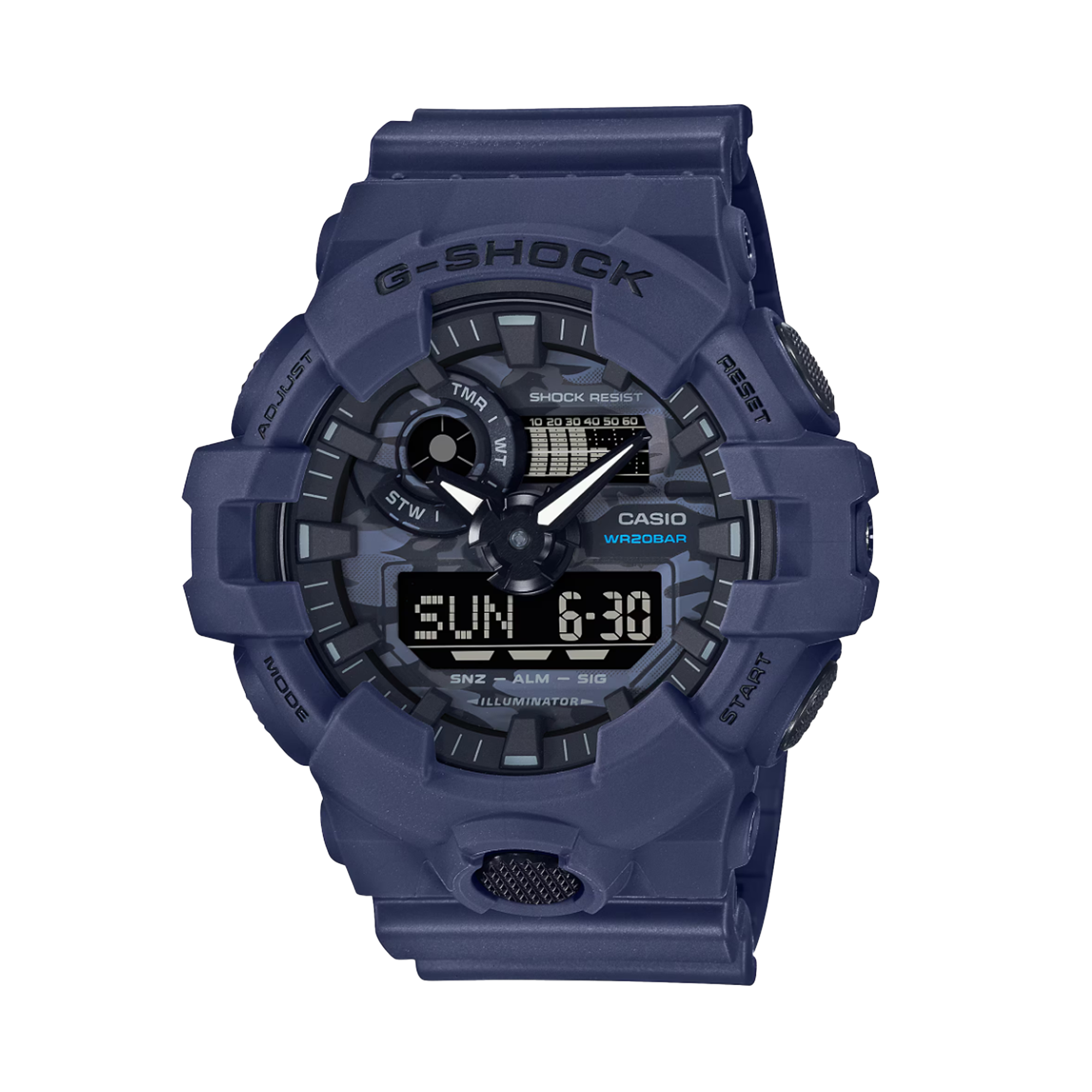 Casio G-SHOCK Men's Resin Analogue Digital Watch GA700CA-2A