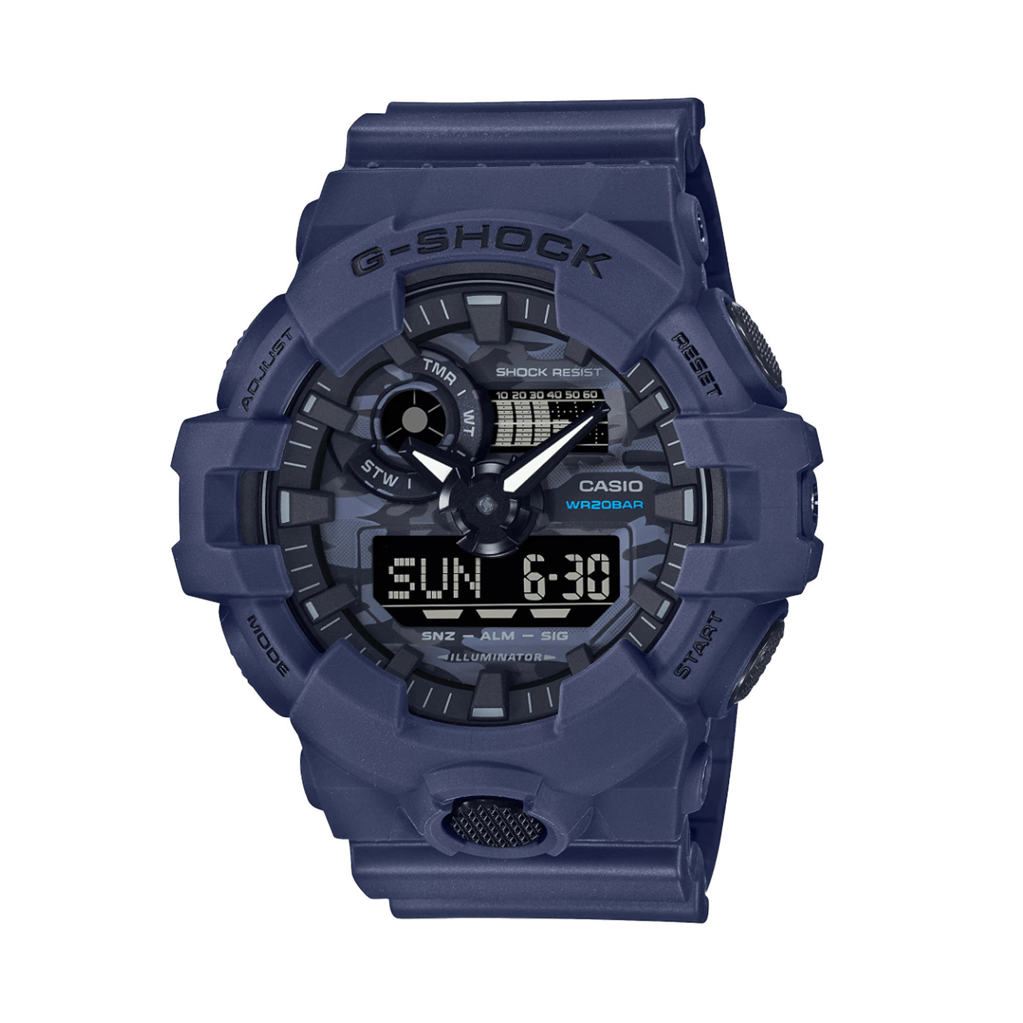 Casio G-SHOCK Men's Resin Analogue Digital Watch GA700CA-2A