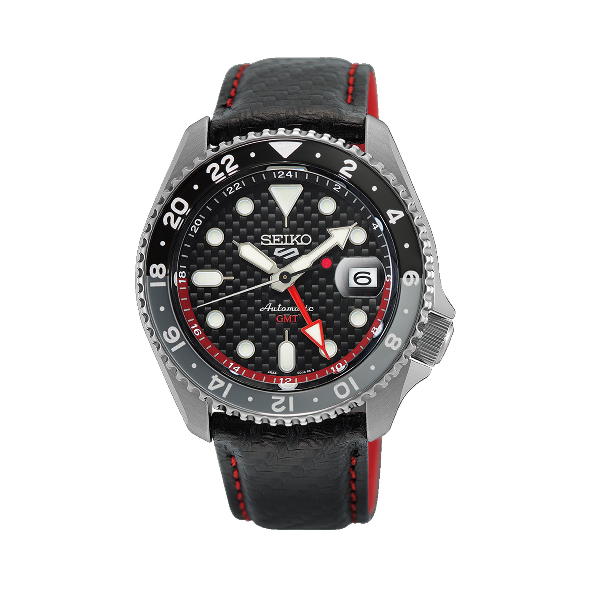 Seiko 5 Sports Supercars Automatic GMT Men's 42.50mm Limited Edition Watch SSK057K