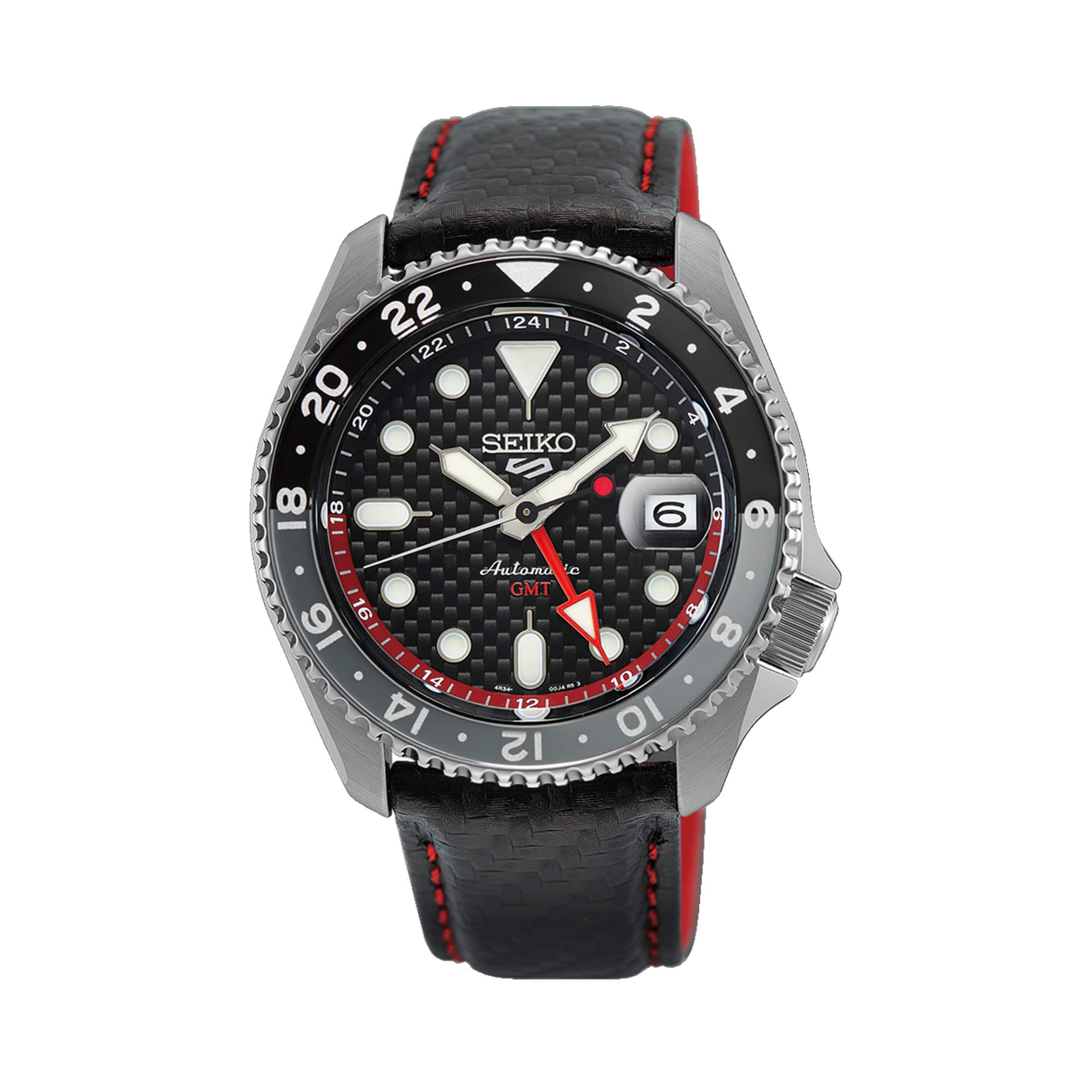 Seiko 5 Sports Supercars Automatic GMT Men's 42.50mm Limited Edition Watch SSK057K
