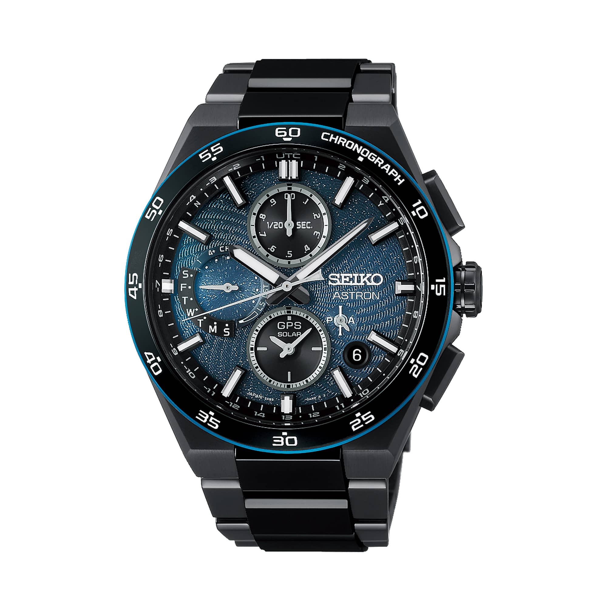 Seiko Astron Solar GPS Men's 44.30mm Watch SSH187J – Wallace Bishop