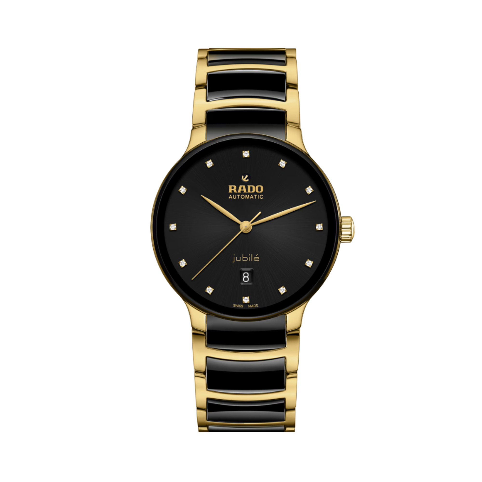 Rado Centrix Men's 39.50mm Ceramic & Yellow PVD Automatic Watch R30 008 742