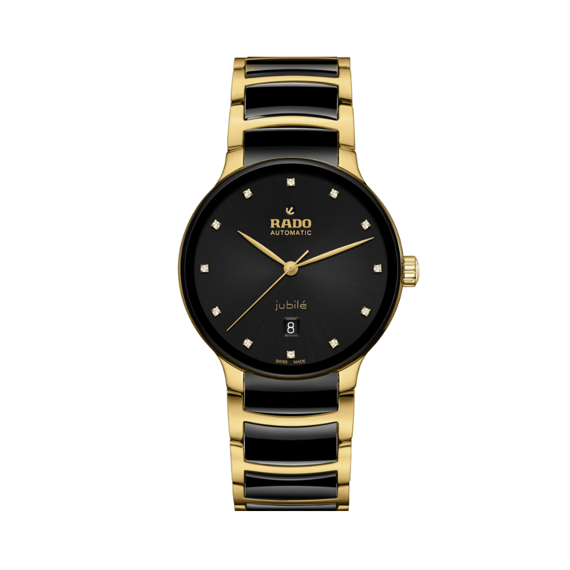 Rado Centrix Men's 39.50mm Ceramic & Yellow PVD Automatic Watch R30 008 742