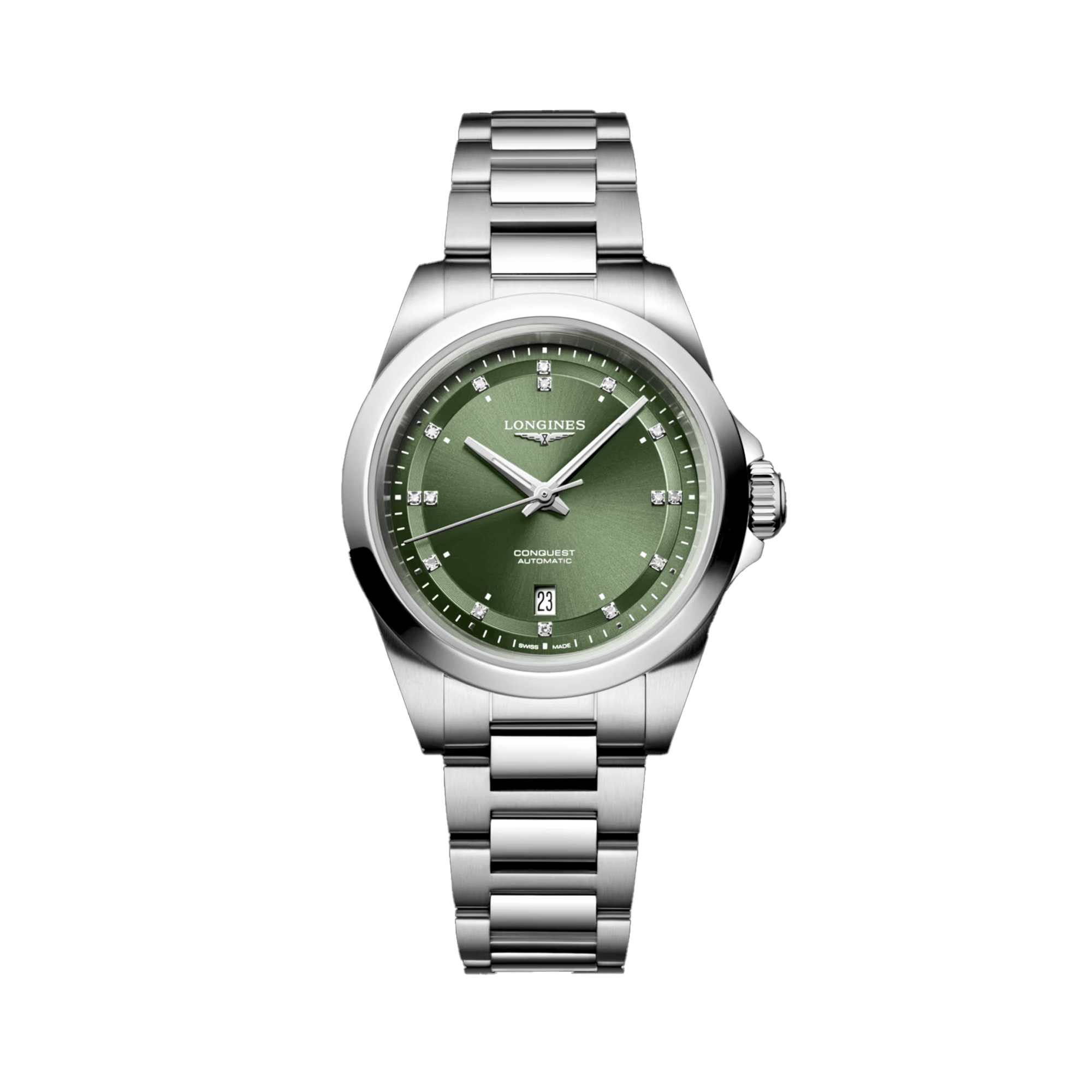 Longines Conquest Women's 30mm Stainless Steel Automatic Watch L3.320.4.07.6