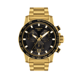 Tissot Supersport Chrono Men's 45.50mm Gold PVD Quartz Chronograph Watch T125.617.33.051.01