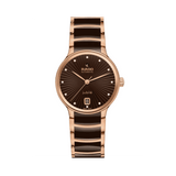 Rado Centrix Women's 35mm Automatic Ceramic & Rose PVD Watch R30 037 732