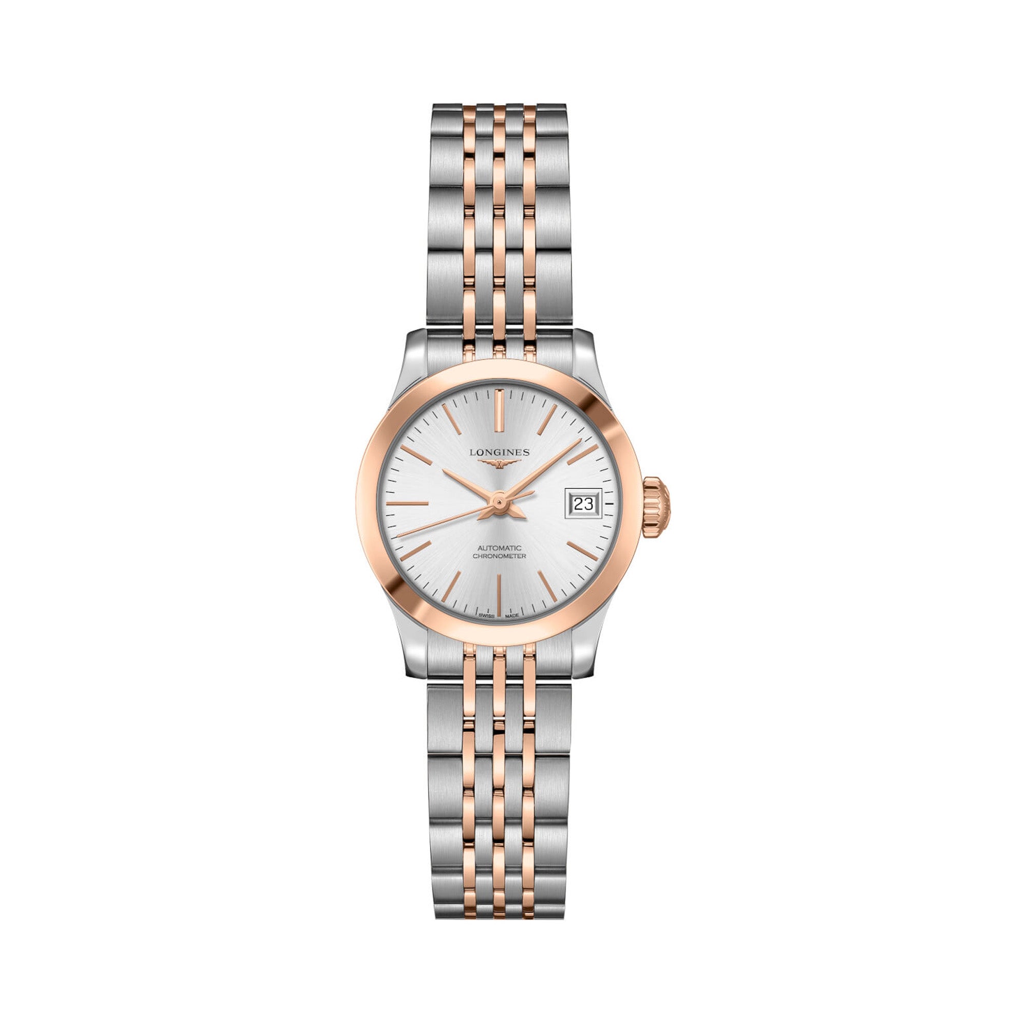 Longines Record Automatic Women's 26mm Watch L2.320.5.72.7