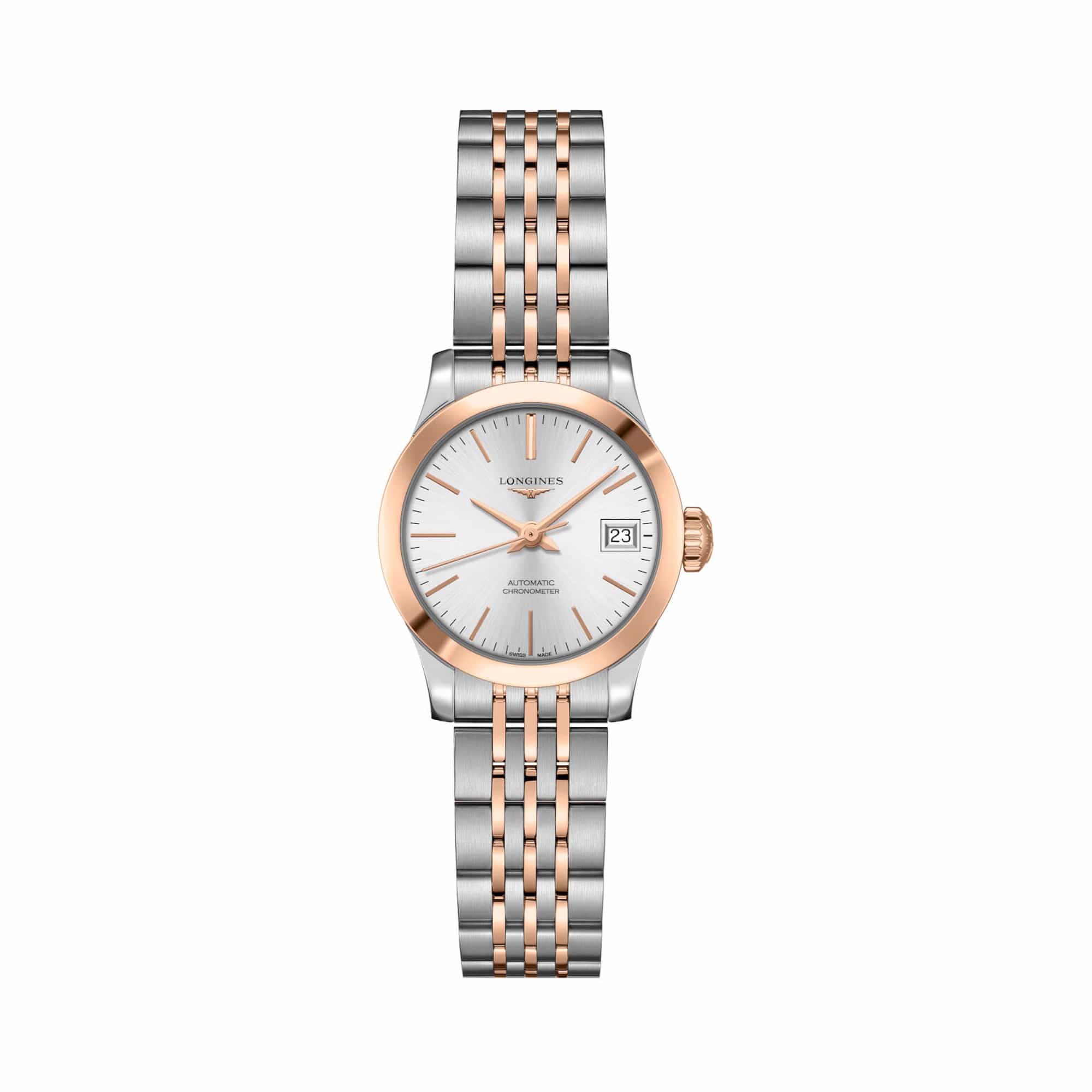 Longines Record Automatic Women's 26mm Watch L2.320.5.72.7