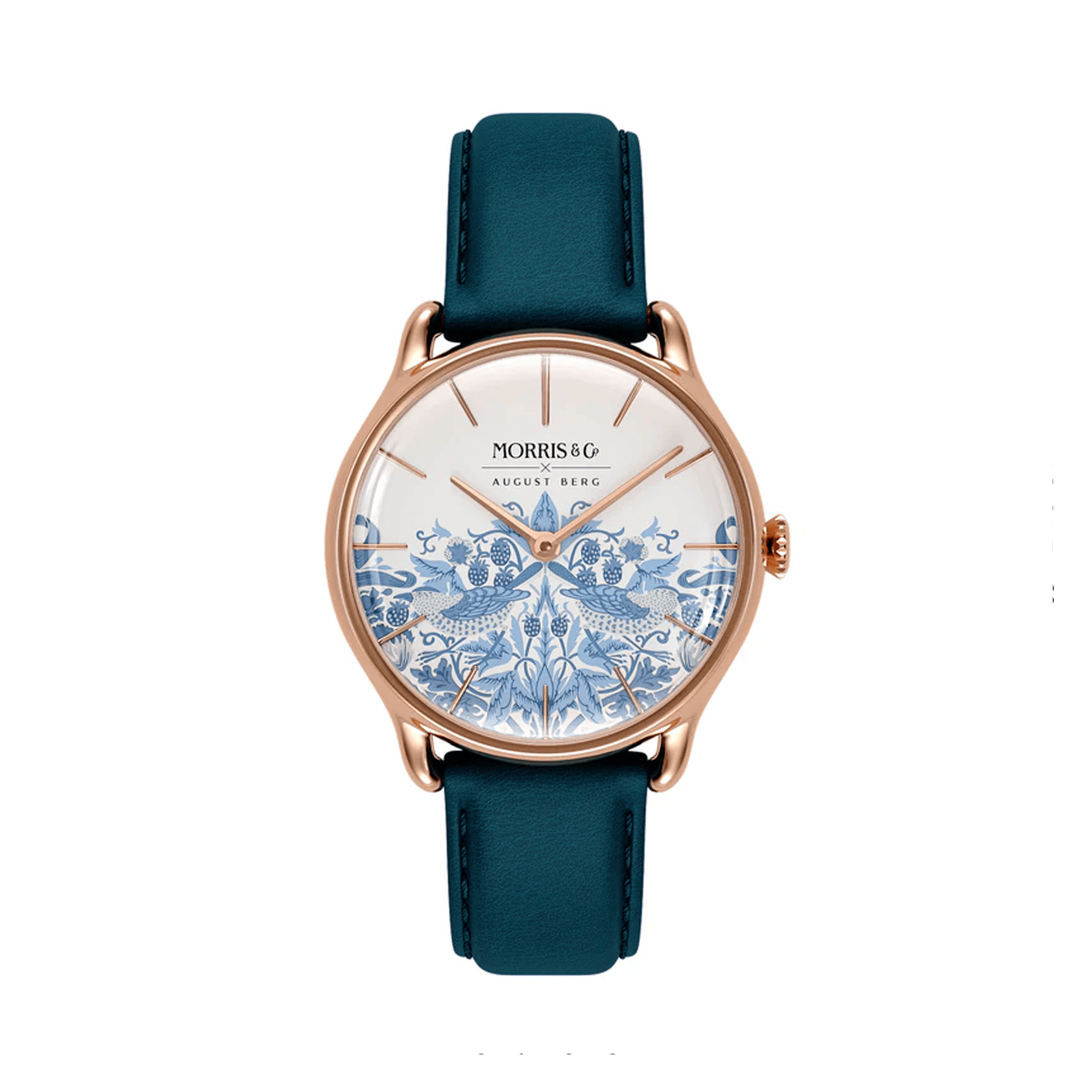 August Berg Women's Morris & Co Rose PVD Quartz 30mm Watch M1ST0530A28LWB