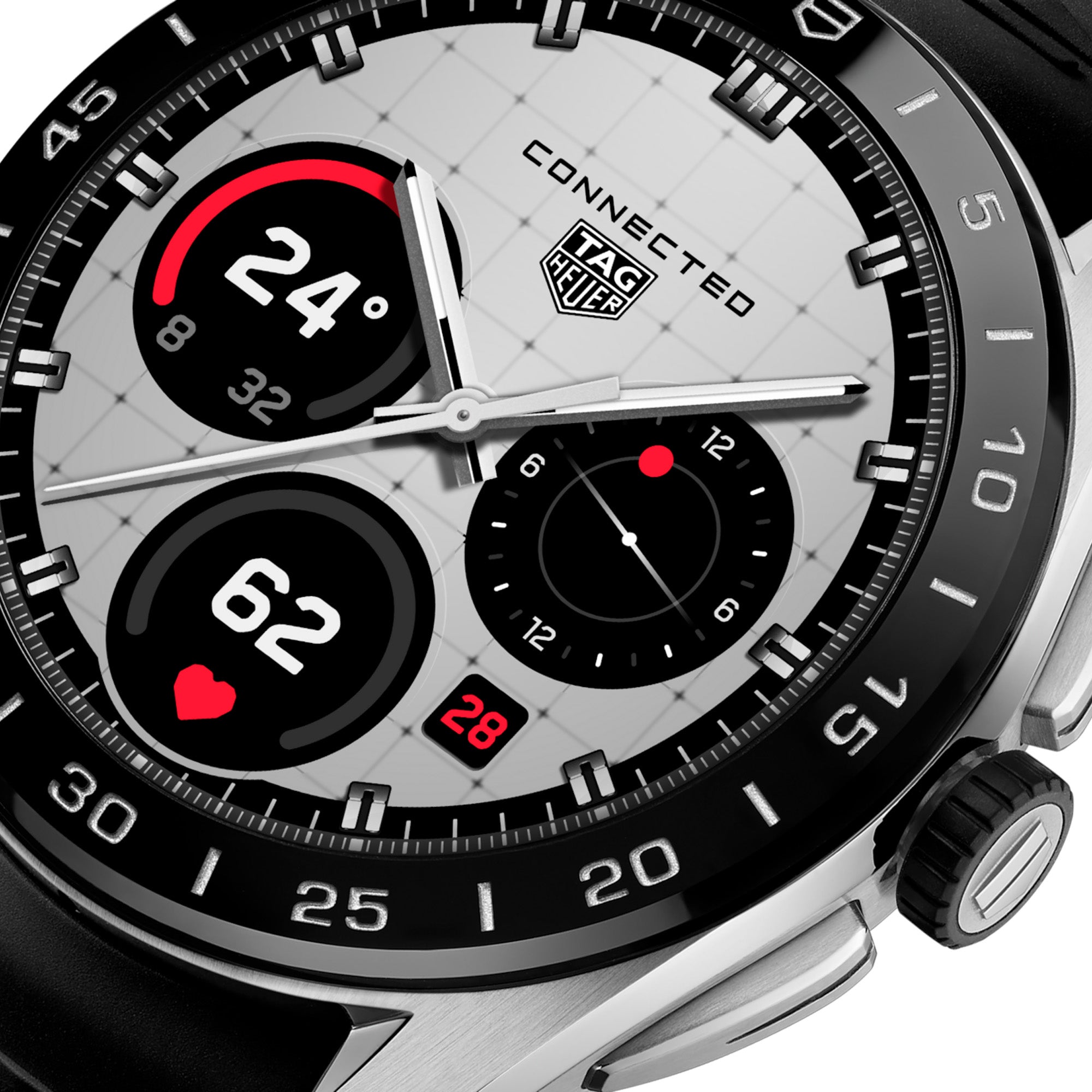 TAG HEUER CONNECTED CALIBRE E5 45MM WATCH SBT8A10.BT6292