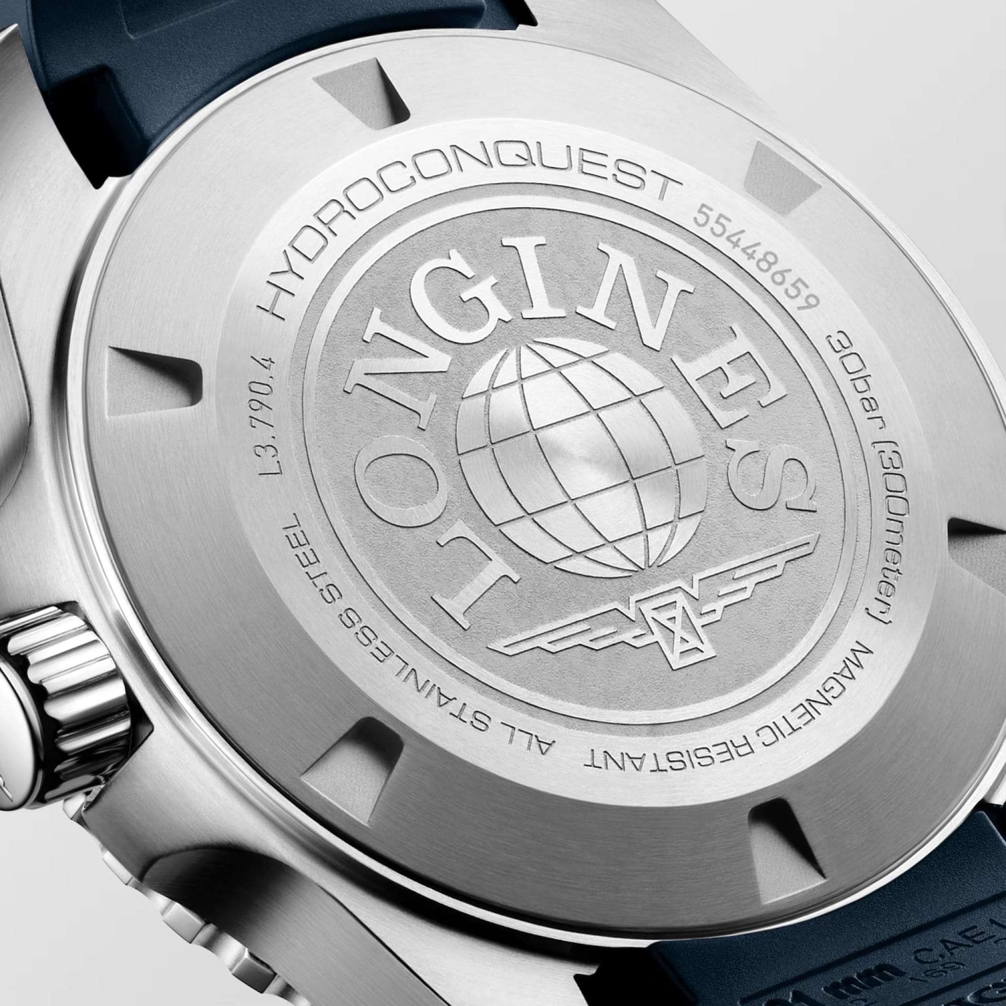 Longines Hydro Conquest Automatic GMT Men's 41mm Watch L3.790.4.96.9