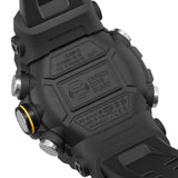 Casio G-SHOCK GGB100XMB-1A Mudmaster analogue digital watch with black resin band, metal bezel, Bluetooth connectivity, and quad sensor outdoor functions.