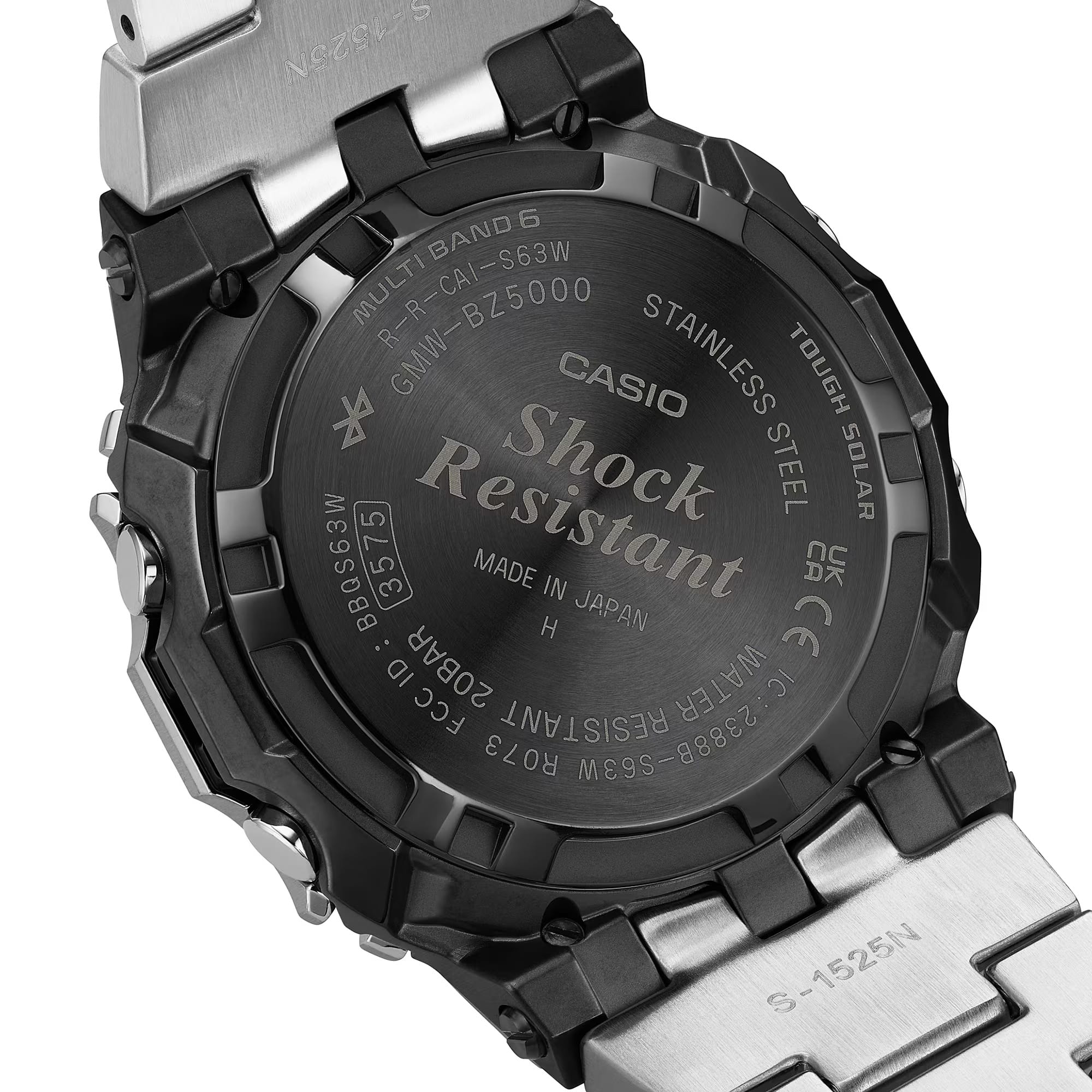 Casio G-Shock Full Metal Solar GMWBZ5000D-1D Silver Digital Men's Watch
