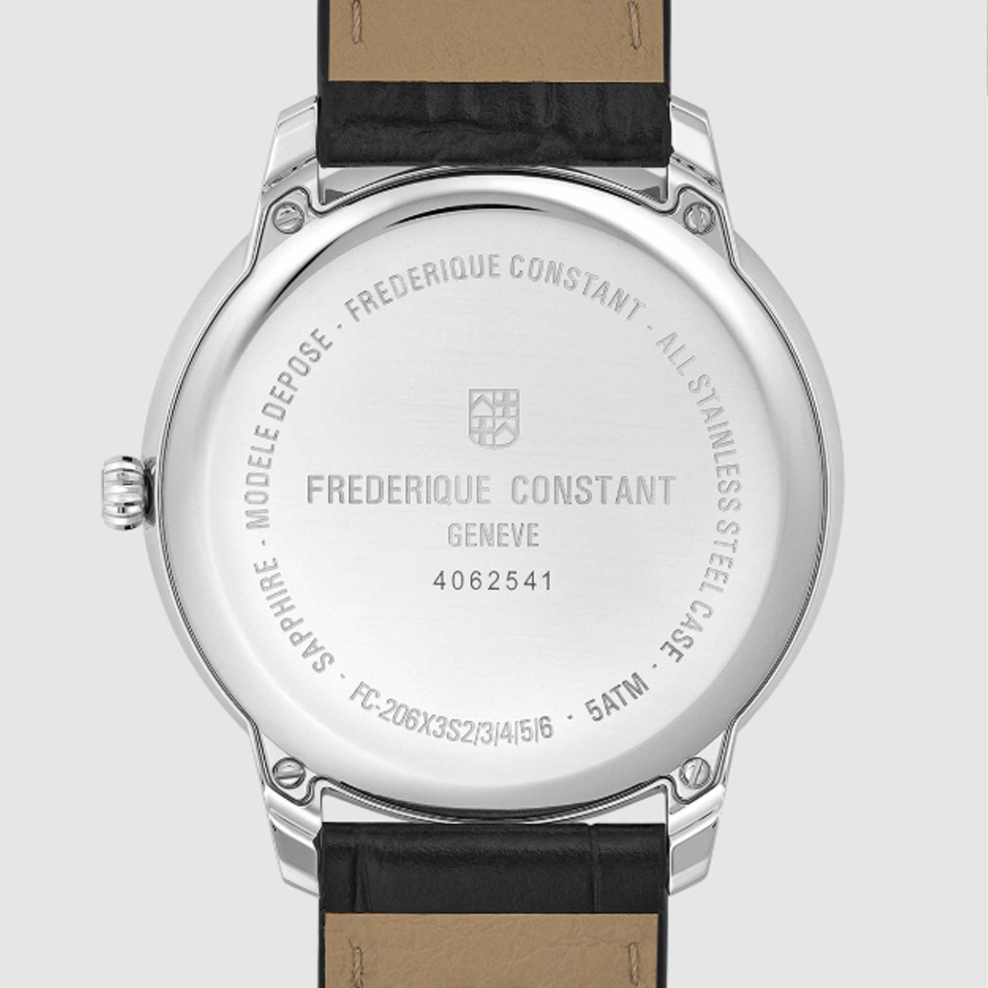 Frederique Constant 37mm Quartz Moonphase Watch FC-206B3S6