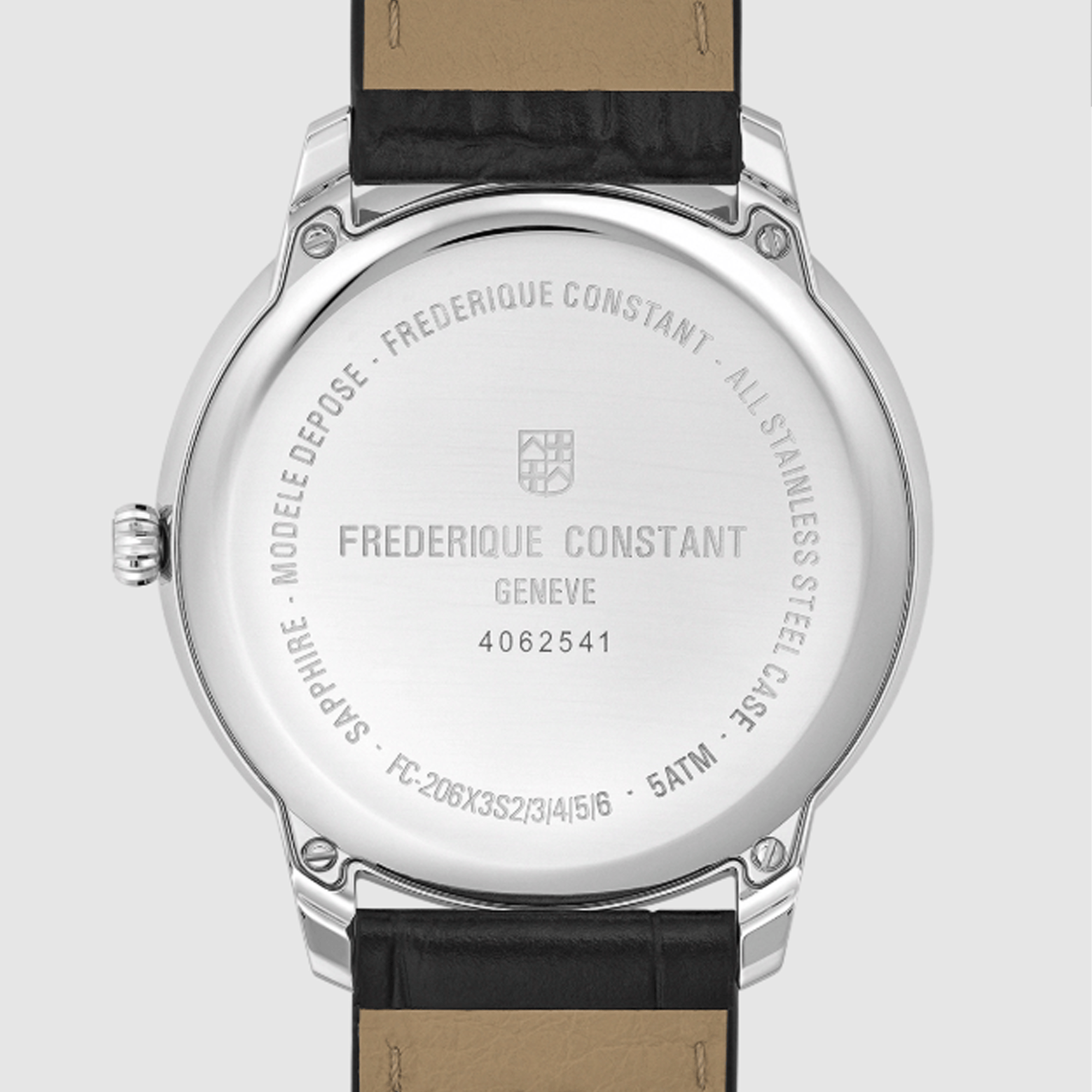 Frederique Constant 37mm Quartz Moonphase Watch FC-206B3S6