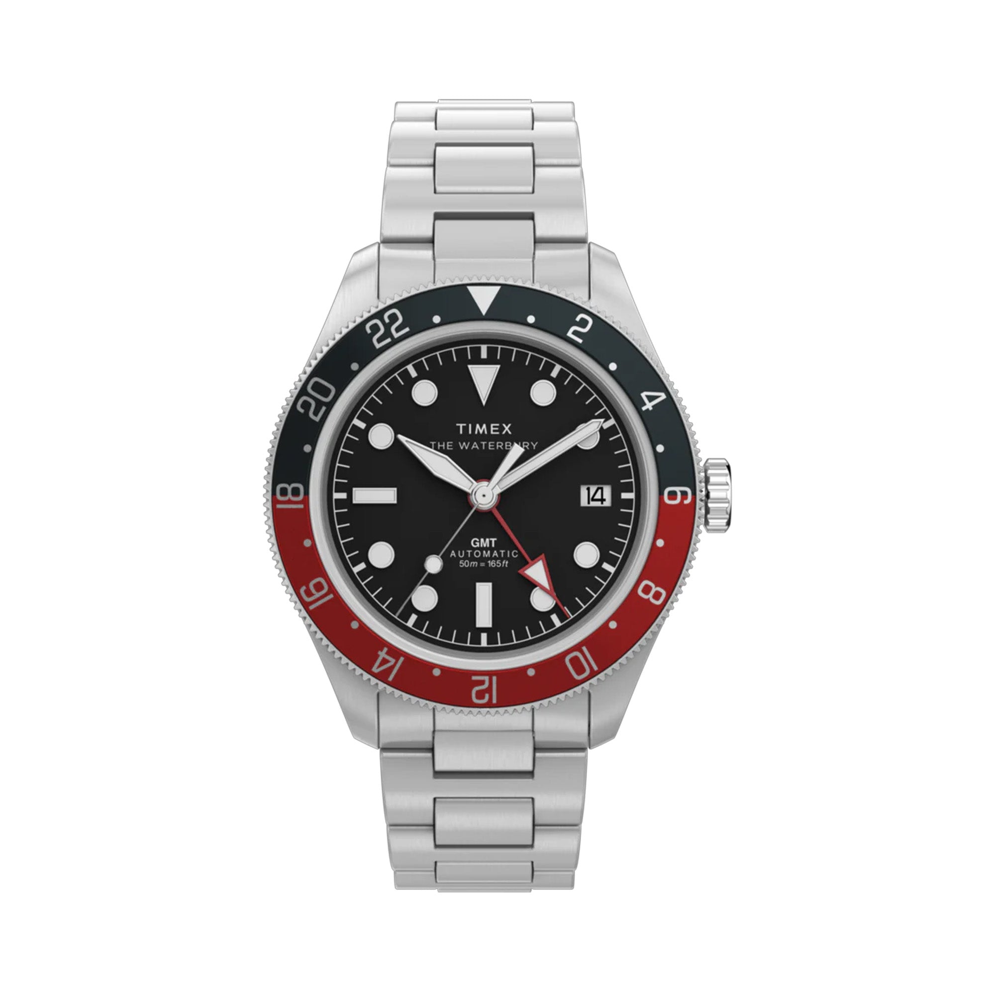 Timex Waterbury Heritage Automatic GMT Men's 42mm Watch TW2Y60600