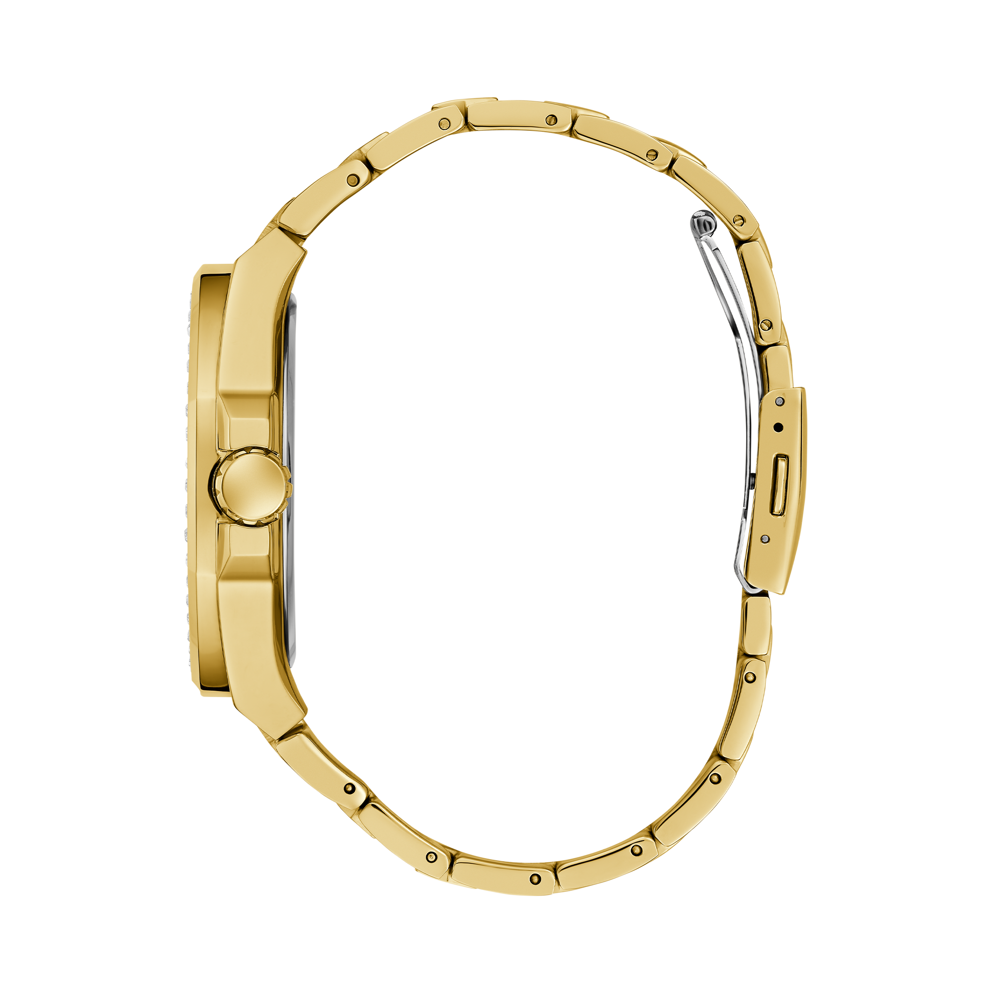 Guess Men's 46mm Gold PVD Quartz Watch GW0785G2