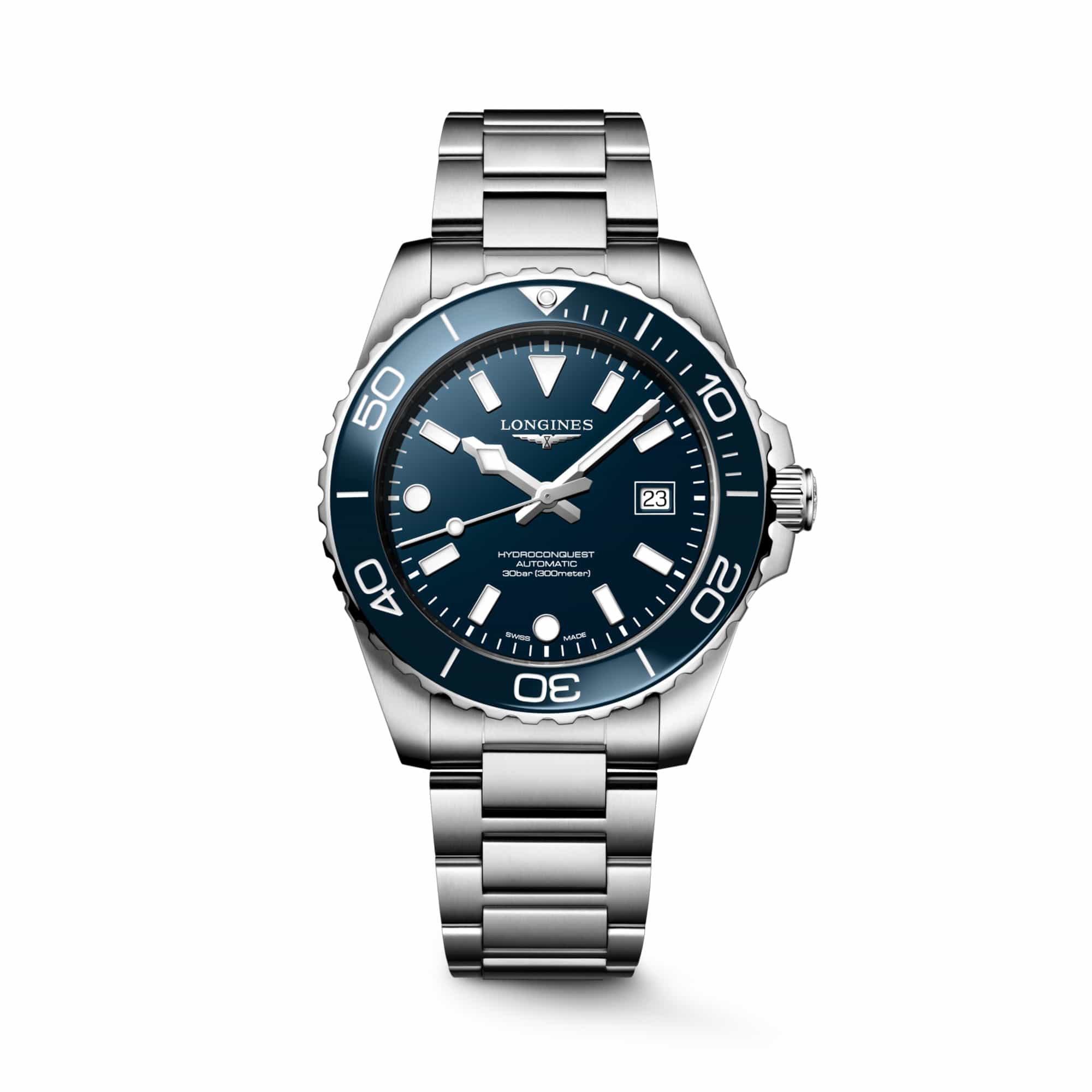 Longines Hydro Conquest Automatic Men's 42mm Watch L3.788.4.96.6