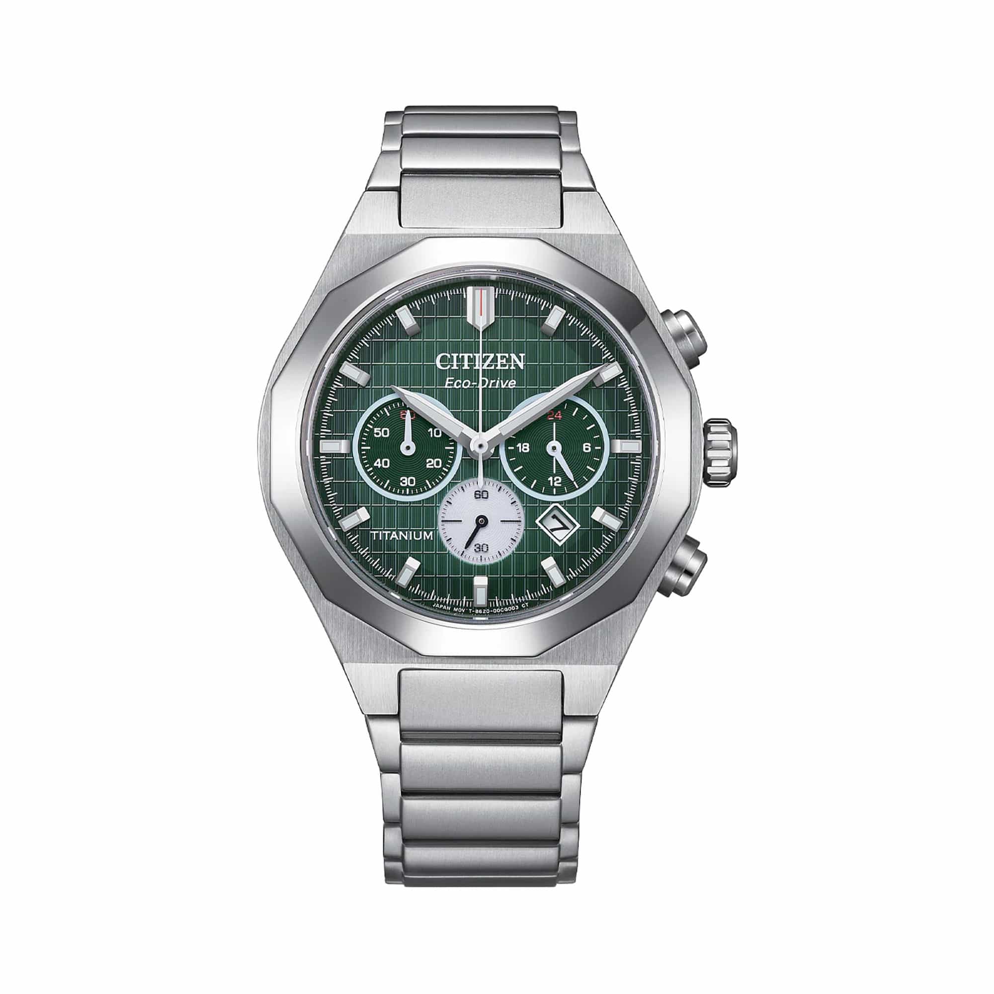 Citizen Zenshin Eco Drive Chronograph Men's 41mm Watch CA4691-59X