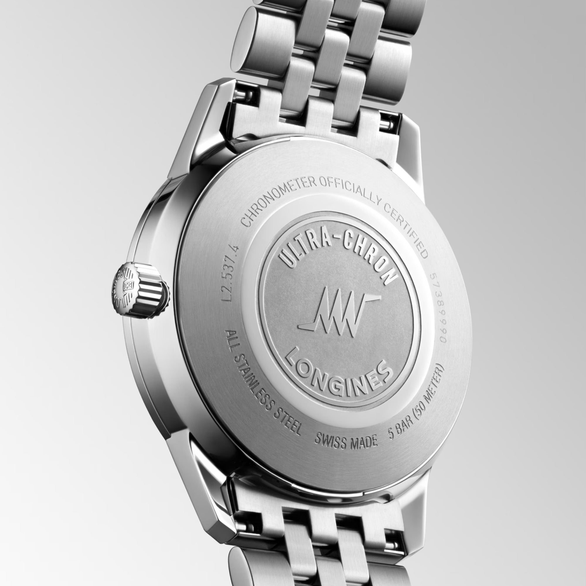 Longines Ultra-Chron Chronometer Men's 37mm Watch L2.537.4.72.6