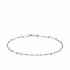 Solid Oval Belcher Link Bracelet in Sterling Silver