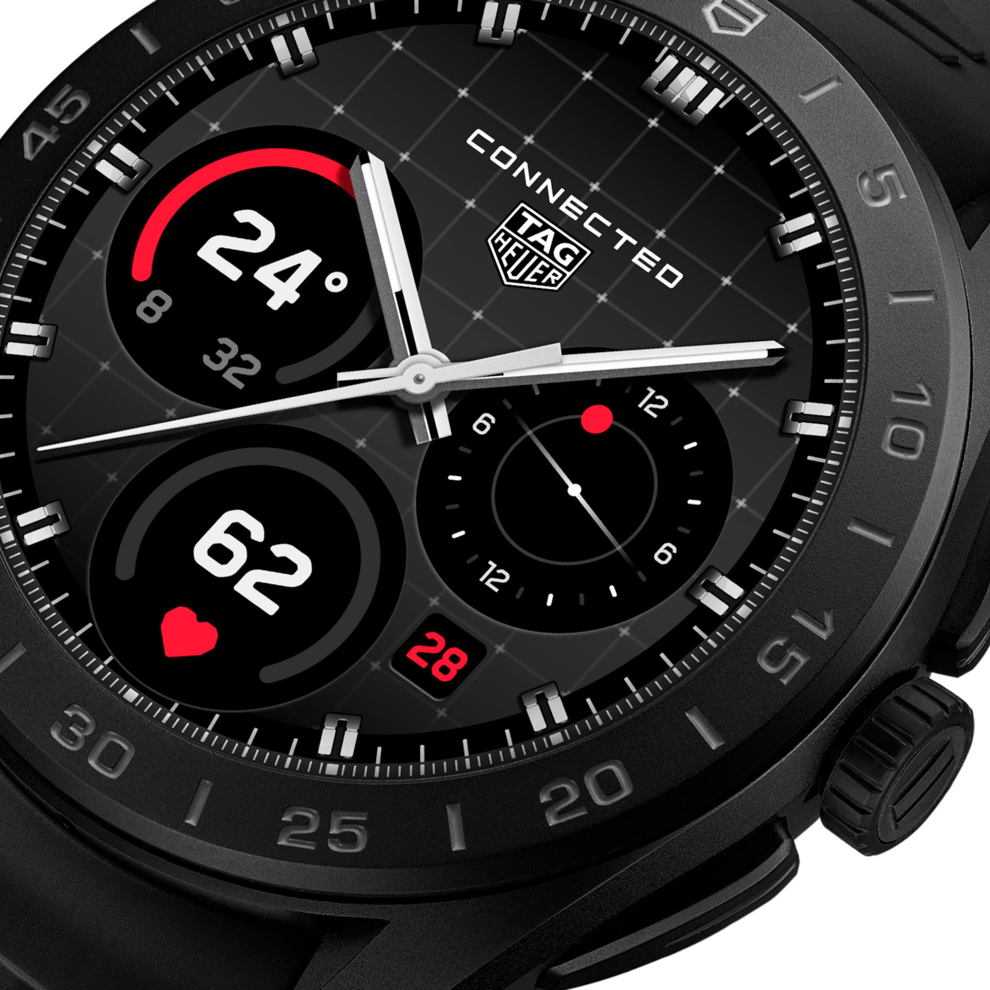 TAG HEUER CONNECTED CALIBRE E5 45MM WATCH SBT8A80.BT6293