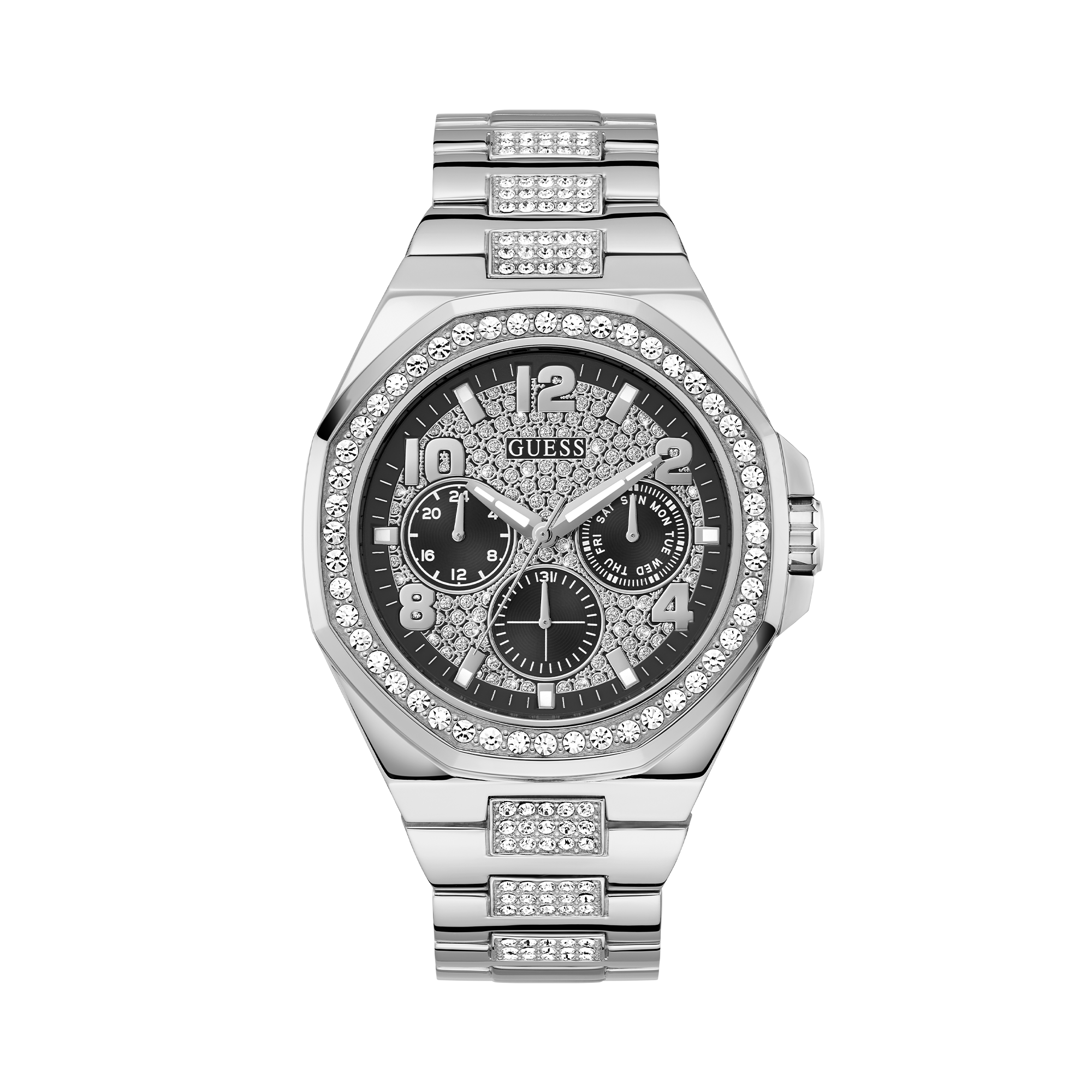 Guess Men's 46mm Stainless Steel Quartz Watch GW0785G3