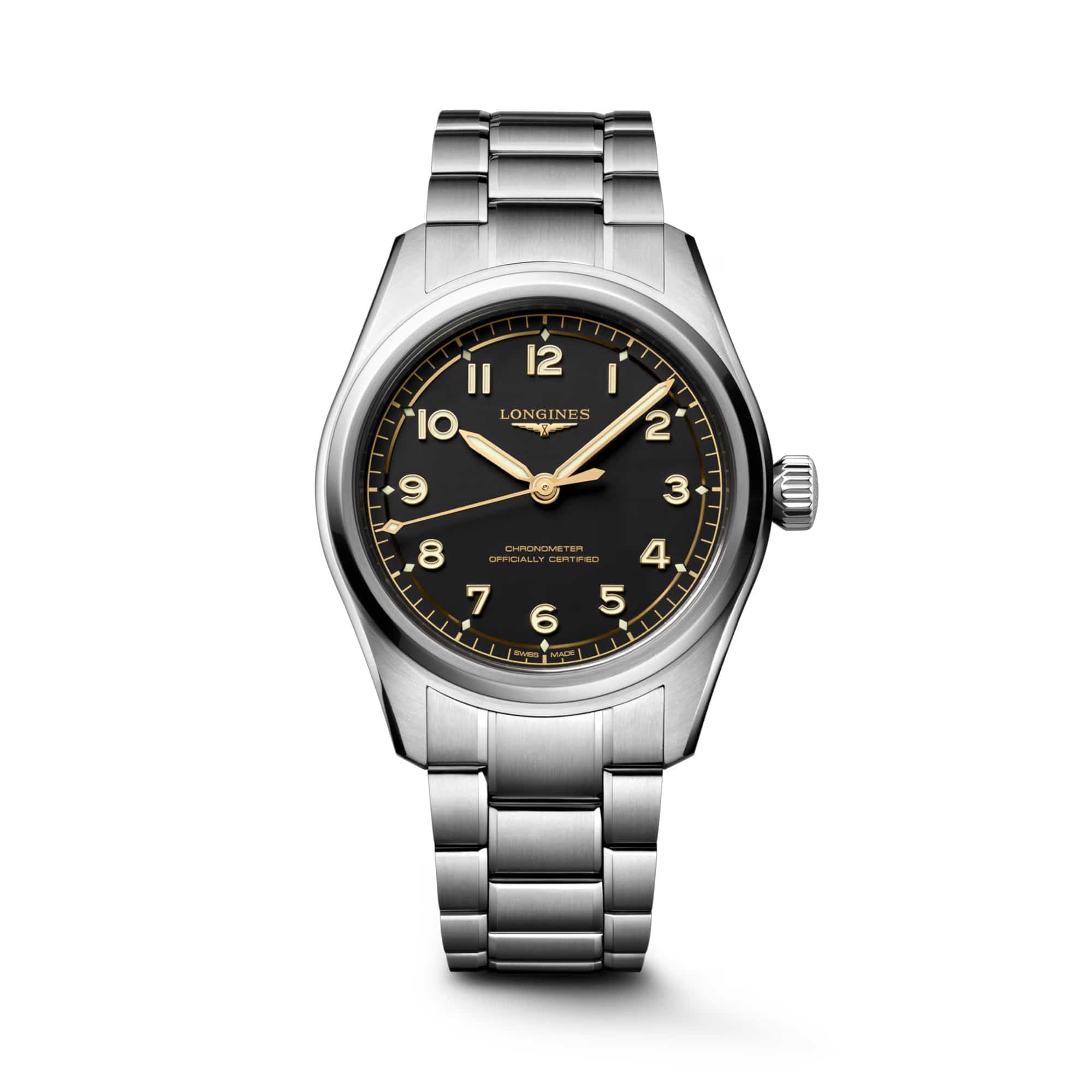 Longines Spirit Chronometer Men's 39mm Watch L3.809.4.53.6