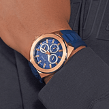 Guess Men's 46mm Rose PVD Quartz Watch GW0799G2