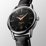 Longines Flagship Heritage Men's 38.5mm Stainless Steel Automatic Watch L4.795.4.58.0