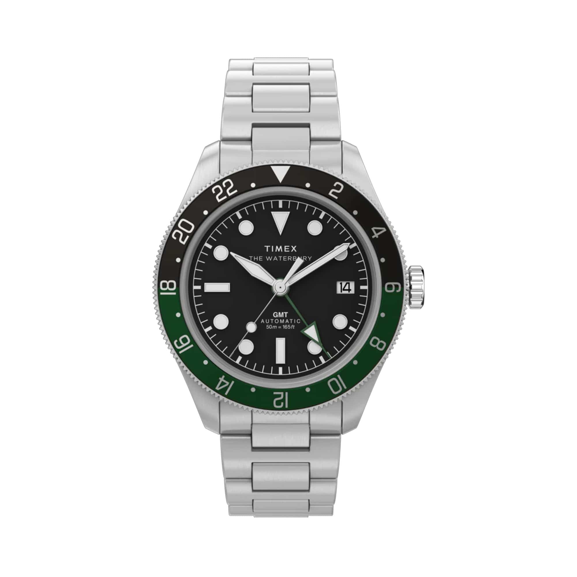 Timex Waterbury Heritage Automatic GMT Men's 42mm Watch TW2Y60800