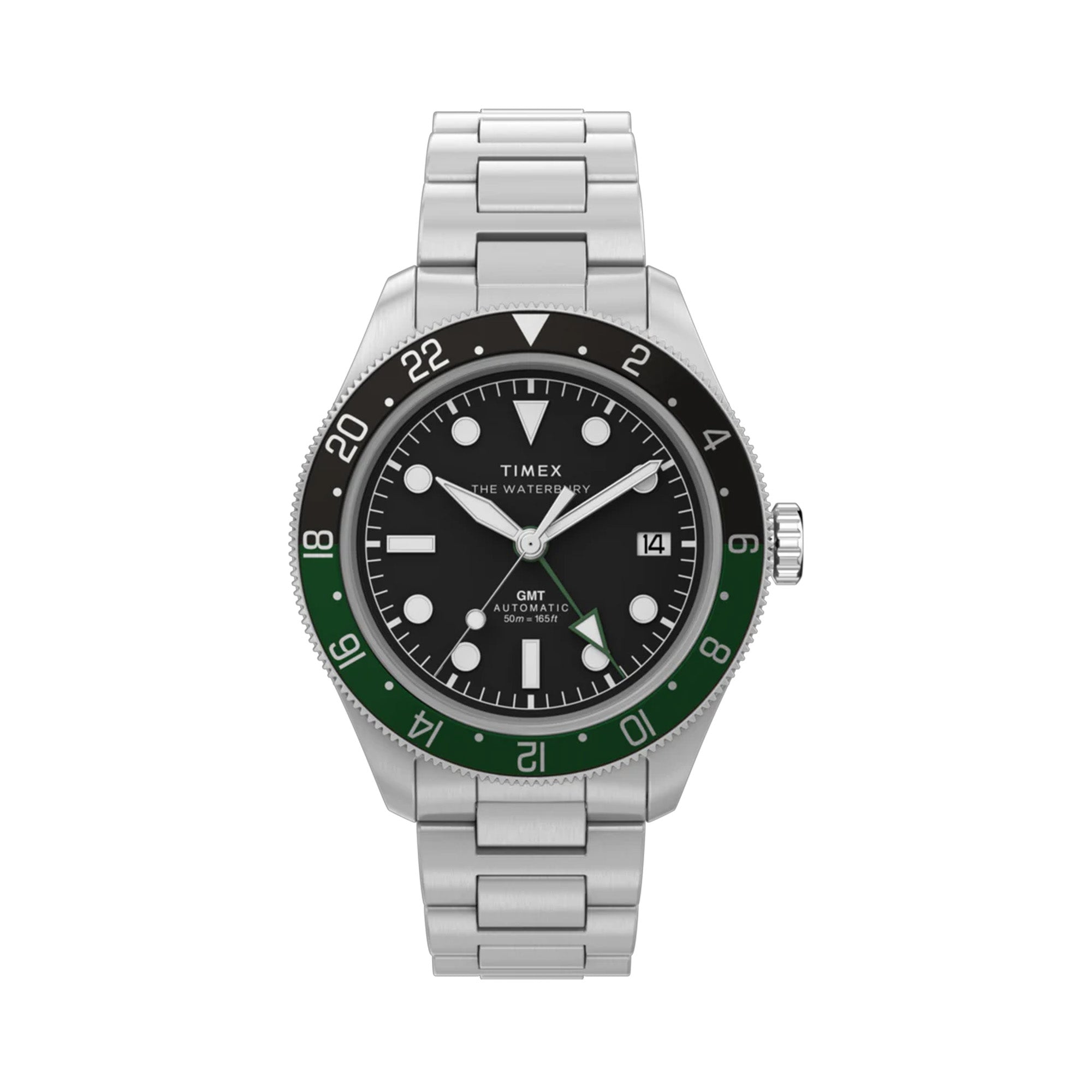 Timex Waterbury Heritage Automatic GMT Men's 42mm Watch TW2Y60800