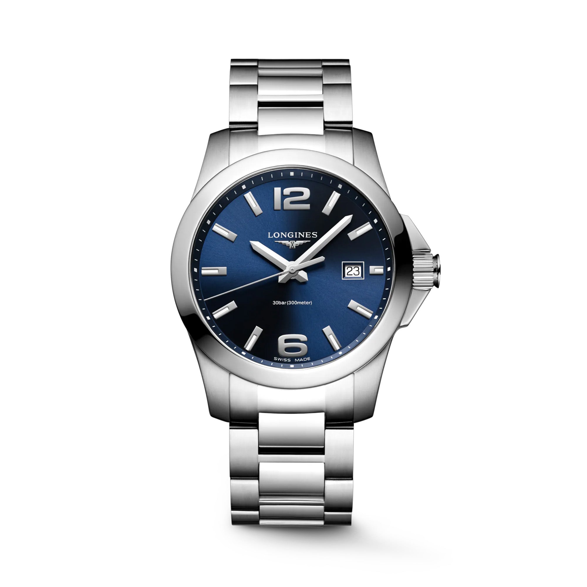 Longines Conquest Quartz Men's 41mm Watch L3.759.4.96.6