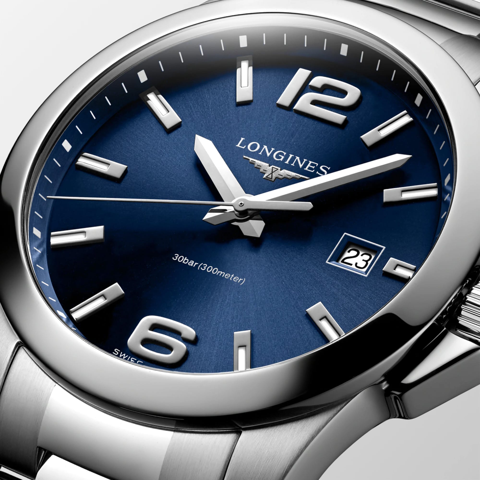 Longines Conquest Quartz Men's 41mm Watch L3.759.4.96.6