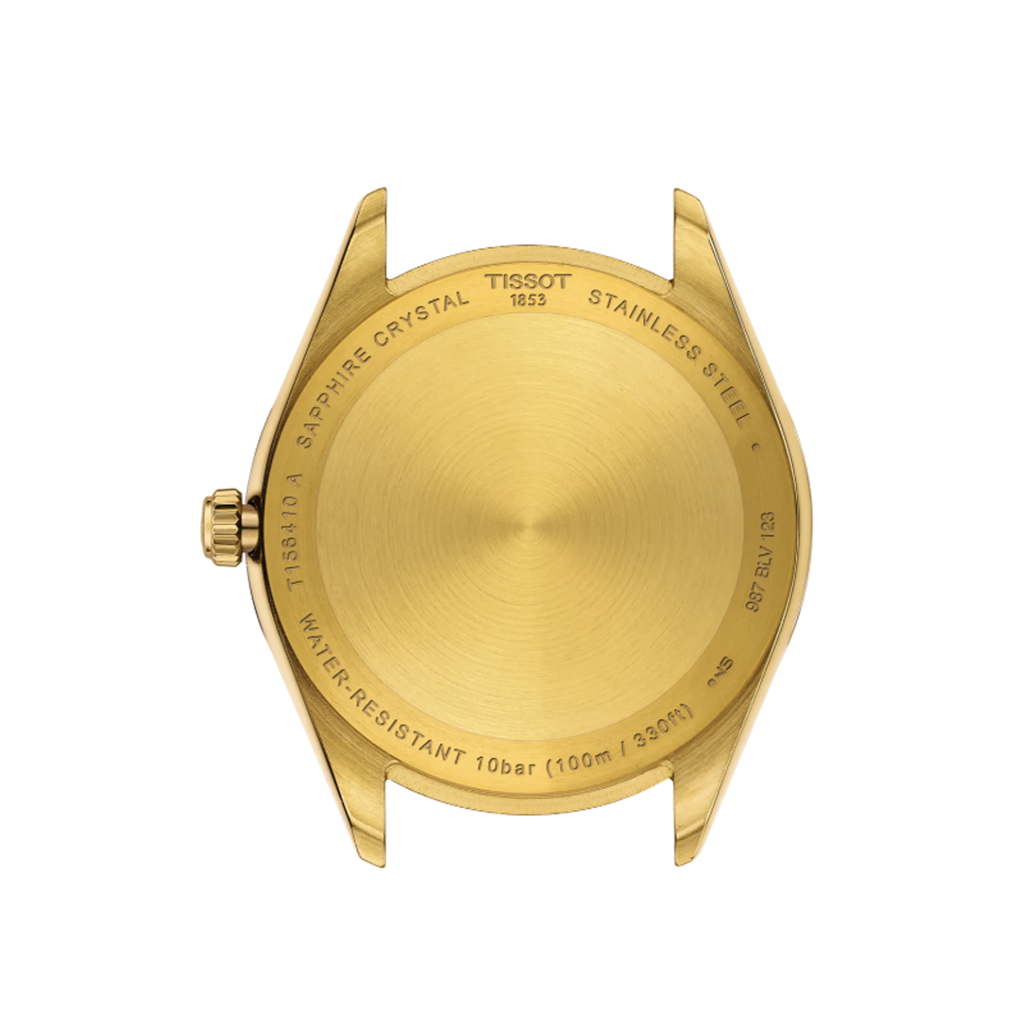 Tissot Ballade Men's Gold PVD Quartz Watch T156.410.33.051.00