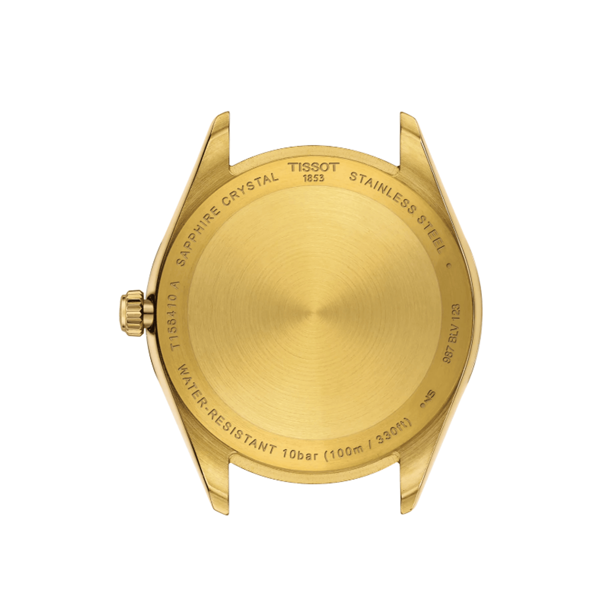 Tissot Ballade Men's Gold PVD Quartz Watch T156.410.33.051.00