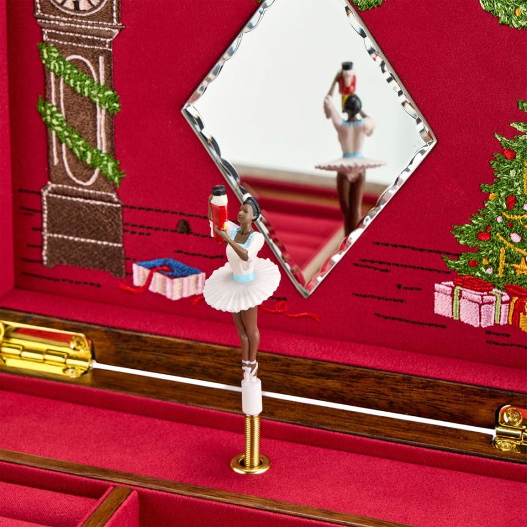 Wolf Nutcracker Ballet Musical Jewellery Box