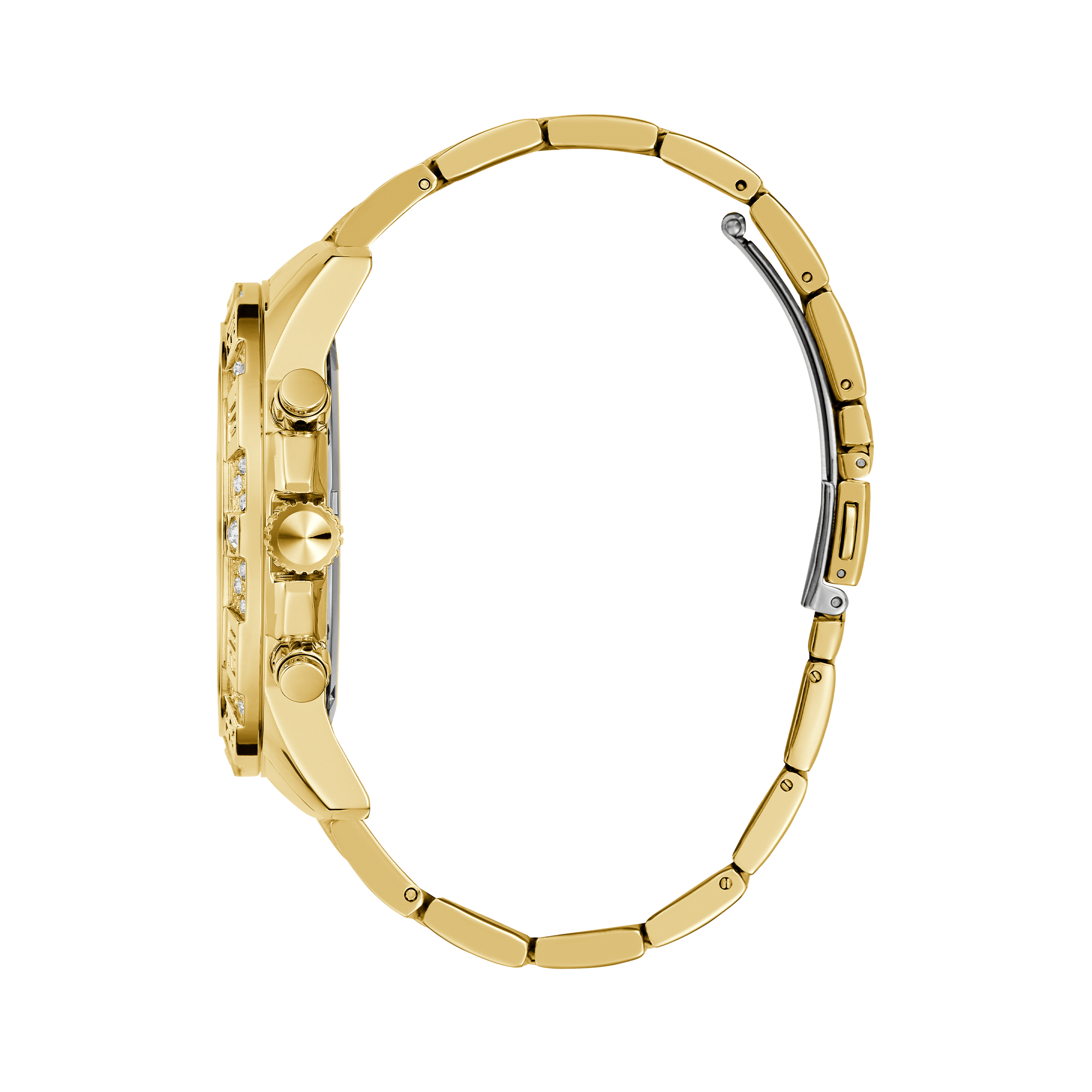 Guess Men's 48mm Gold PVD Quartz Watch GW0796G2